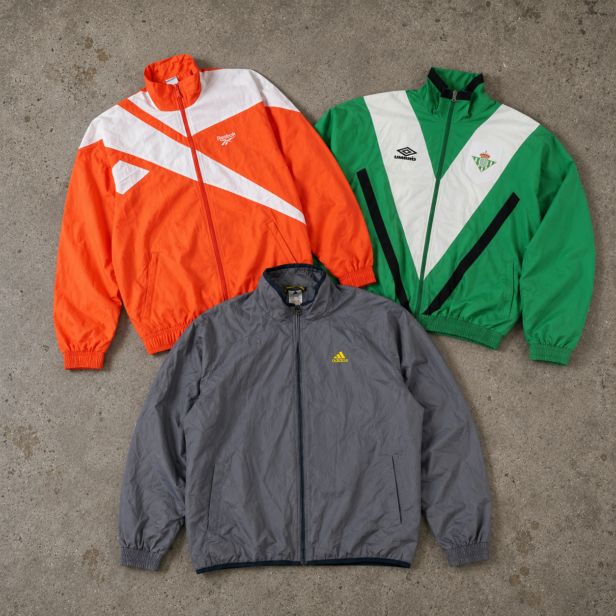 Mix Track jackets de marca | Por KG